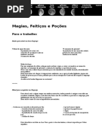 Magias Fetiços e Poçoes