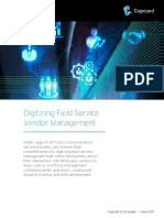 Digitizing Field Service Vendor Management