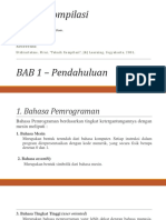 Materi Teknik Kompilasi