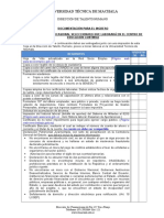 Requisitos Personal Docente Ocasional Seleccionado