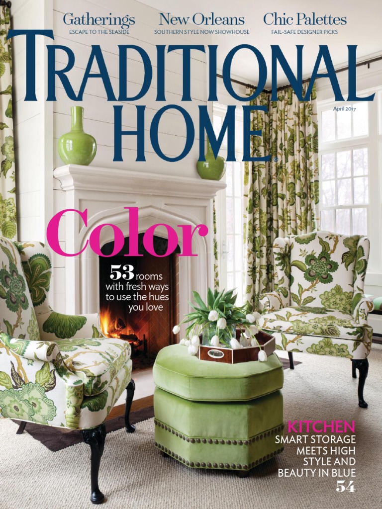 Traditional Home - April 2017 | PDF | Carpet | Textile And Clothing, image size:768x1024