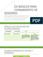 Acondicionamiento de Sensores