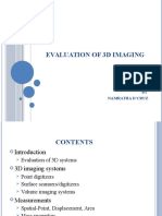 Evaluation of 3d Imaging