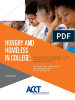 Hungry and Homeless in College Report