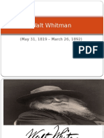 Walt Whitman: Poet of Leaves of Grass and Song of Myself