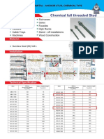 Chemical ANCHOR Bolt - TECHNICAL SUBMITTAL 