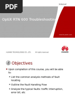 Optix RTN 600 Troubleshooting: Internal