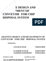 Adaptive Design and Development of Conveyor For Chip Disposal System