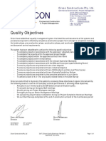 QA 7.2 Circon Quality Objectives