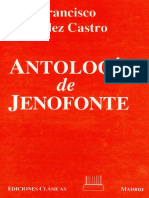 Jenofonte Antologia Ed Jose F Gonzalez Castro PDF