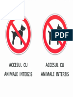 Accesul Cu Animale Interzis