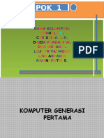 Komputer Generasi Pertama