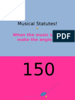 Musical Statutes Coded Angles