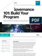 Data Governance 101, Build Your Program