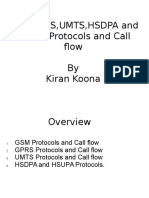 GSM, GPRS, Umts, Hsdpa and HSUPA Protocols and Call Flow by Kiran Koona