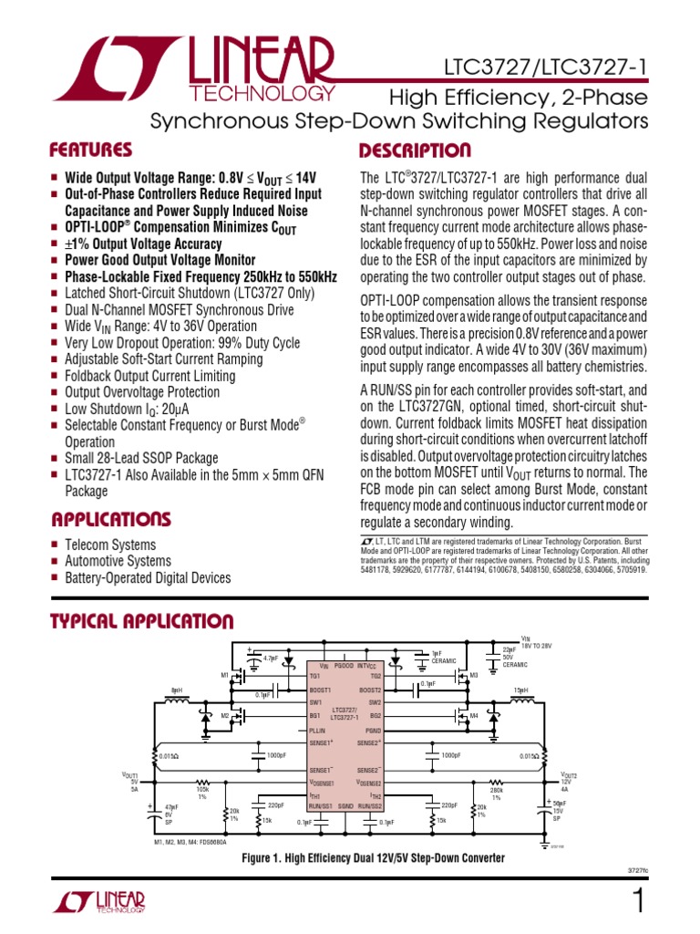 3727 FC | PDF | Capacitor | Mosfet