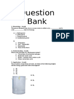 Question Bank - Bio