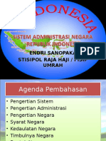 Sistem Administrasi Negara Republik Indonesia