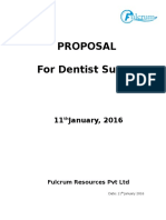 PROPOSAL Dentist Survey
