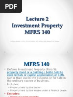 Lecture 11 - Investment Property