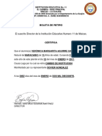 Boleta de Retiro PDF