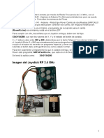 Joystick RF control remoto Arduino