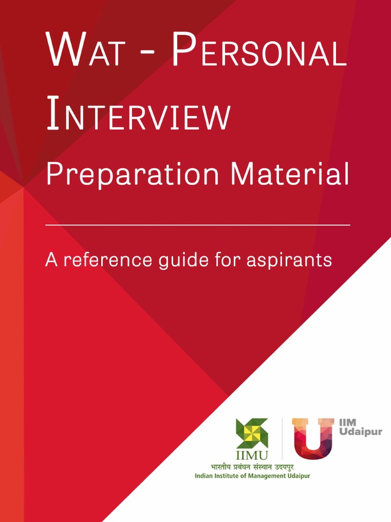 MBA Interview Preparation Tips | PDF