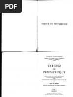 Roger Le Deaut, Targum Du Pentateuque I - Genese