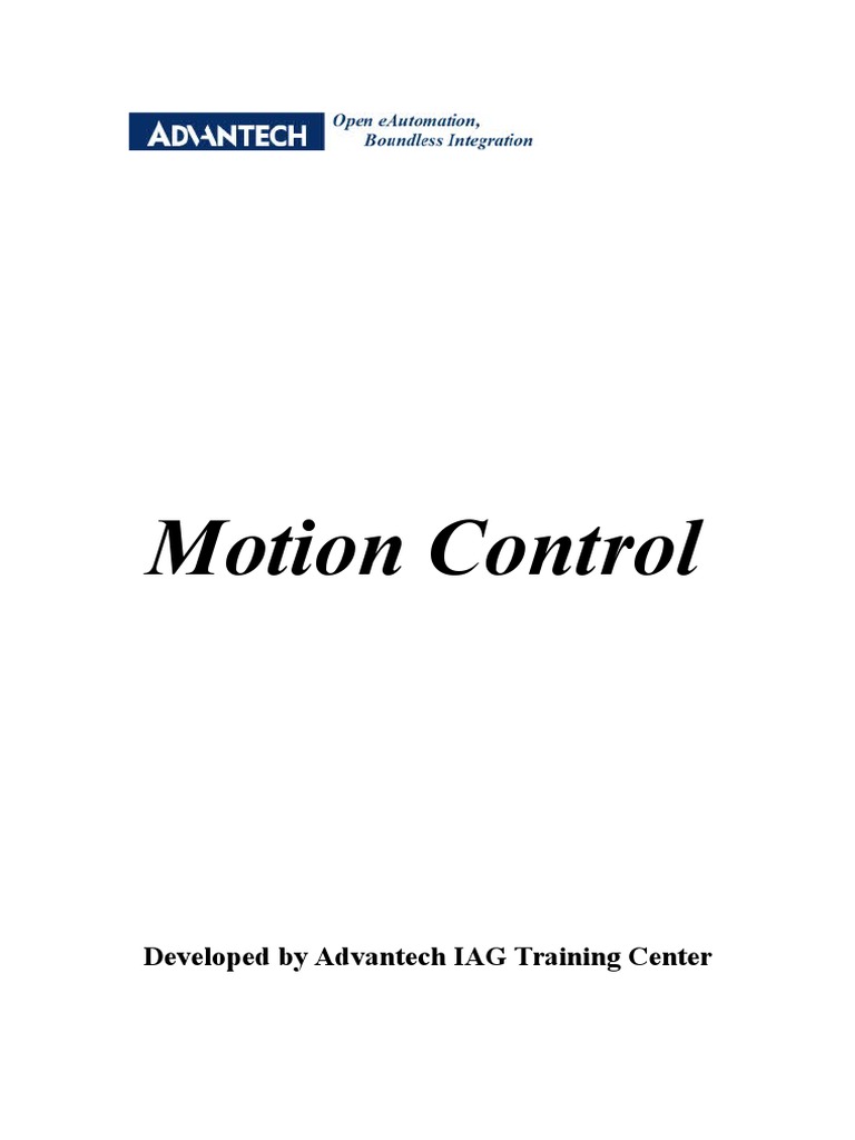 Motion Control System Overview | PDF | Automation | Electrical Engineering