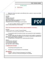 Sintaxe da frase, oração e período em português