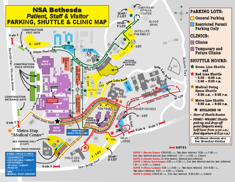 Appendix G-3: Map of NNMC Shuttles | PDF