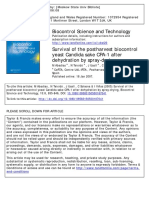 AbadiasM07 - Survival of The Postharvest Biocontrol Yeast Candida After Dehydration by Spray Drying