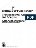 Karl Aschenbrenner A Companion To Kants Critique of Pure Reason PDF