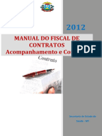 Manual Do Fiscal de Contratos Acompanhamento e Controle 2012