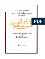Una Historia de La Caligrafia Arabe-Rafik Schami
