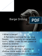 Barge Drilling