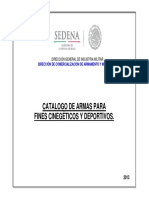 SEDENA - Catalogo de Armas para Fines Cinegeticos, Mossberg PDF