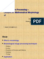 Digital Image Processing - Lecture 29: Mathematical Morphology - II
