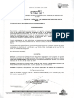 Decrero 098 de 22 Marzo Del 2017, Designación de Alcalde Encargado de Santa Marta