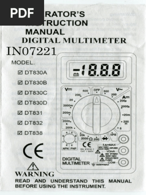 Dt 838 Manual Pdf