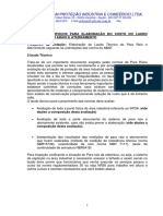 Escopo de Servicos para Elaboracao Do Custo Do Laudo Tecnico Do para Raio e Aterramento