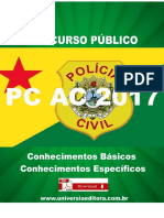 APOSTILA PC AC 2017 DELEGADO DE POLÍCIA + VÍDEO AULAS