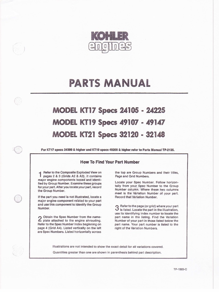 Kohler KT17 24193 - 20170322 - 0008 | PDF | Engine