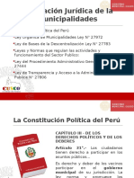 Regulación jurídica municipal Perú