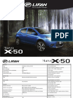 Especificaciones Tecnicas SUV Lifan X50 Camioneta