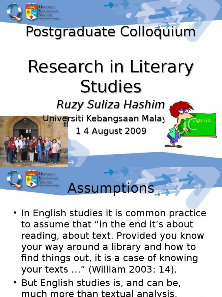 research in literary studies pdf
