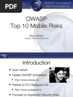 Owasp Top 10 Mobile Risks