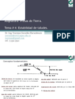 Conferencia # 4 Estabilidad de Taludes PDF