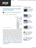 Download Cara Aktivasi Anonymox Free Menjadi Premium Terbaru 2017 by Fatah Abdoel SN342866990 doc pdf