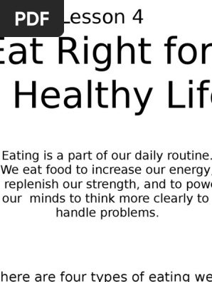 Lesson 4 PE and Health g11